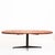 Vintage Dining Table with Extension in Iron and Teak attributed to Roche Bobois, France, 1965 For Sale - Image 4 of 13