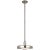 Chapman & Myers for Visual Comfort Signature Ruhlmann 14" Factory Pendant in Polished Nickel with White Glass For Sale