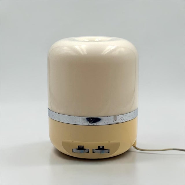 Beige Space Age Radio Lamp by Adriano Rampoldi for Europhon, Italy, 1970s For Sale - Image 8 of 13