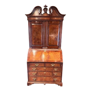 1990s Alfonso Marina Spanish-Colonial Secretary Desk
