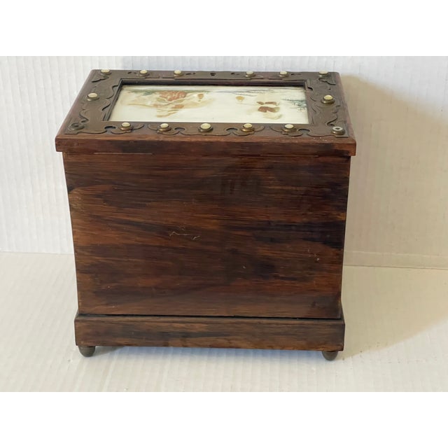 Early 1900s Antique Chinese Chinoiserie Qing Dynasty Treasure Box For Sale In Miami - Image 6 of 7
