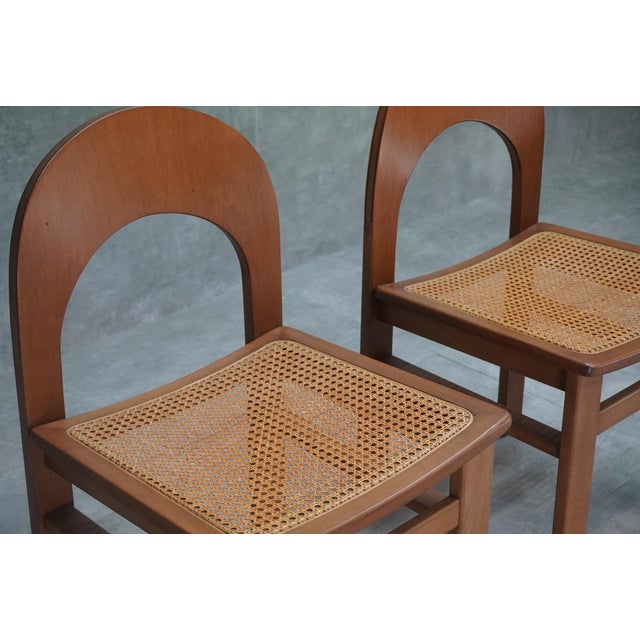 1970s Arcadia Chairs by Adalberto Caraceni for Tagliabue, 1970s, Set of 4 For Sale - Image 5 of 6