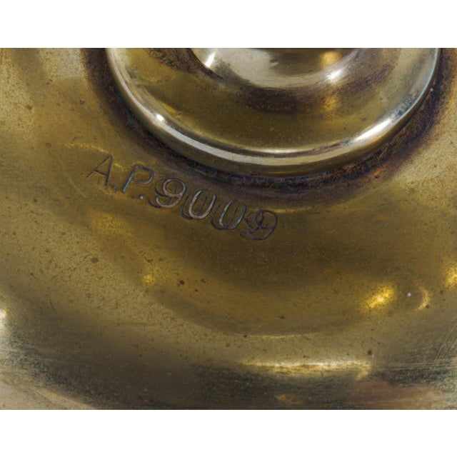 Scottish Royal Navy Brass Gimbal Table Lamps by William McGeoch & Co, 1930s, Set of 2 For Sale - Image 6 of 7