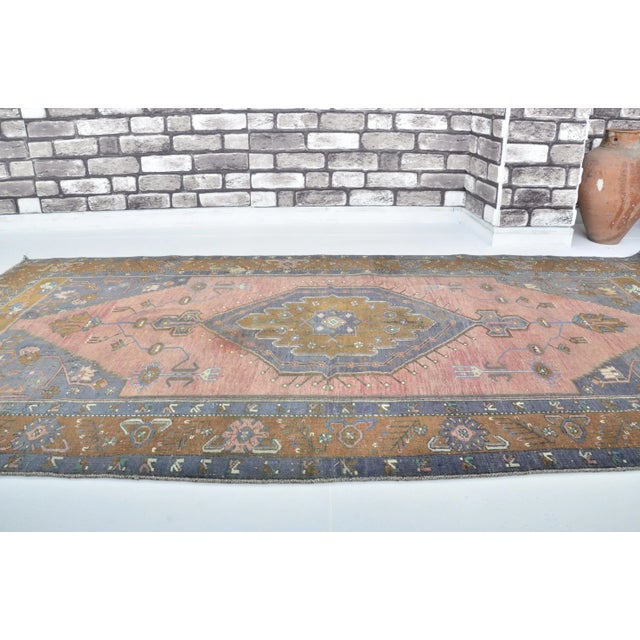 1960s Handmade wool and cotton rug in Turkish Anatolian Carpet, Vintage Area Rug, Turkish Vintage Anatolian Rug, Handmade...