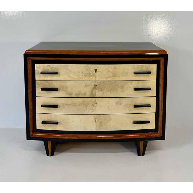Italian Art Deco Chest of Drawers, 1940s For Sale - Image 3 of 16