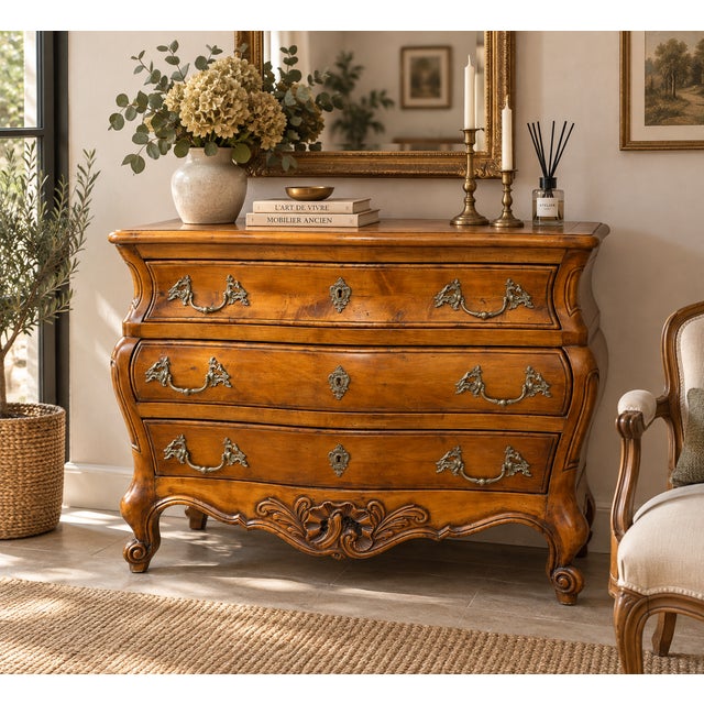 Louis XV Bombé Commode, 1920s For Sale - Image 12 of 13