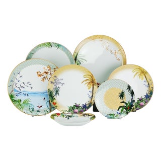 Tropiques Model Dinnerware Set from Bernardaud Limoges, 2010s, Set of 47 For Sale
