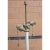 A Mid-Century Stiffel Regency Solid Brass and Glass Galleried Table Smokers Floor lamp with solid brass trip pod snake...