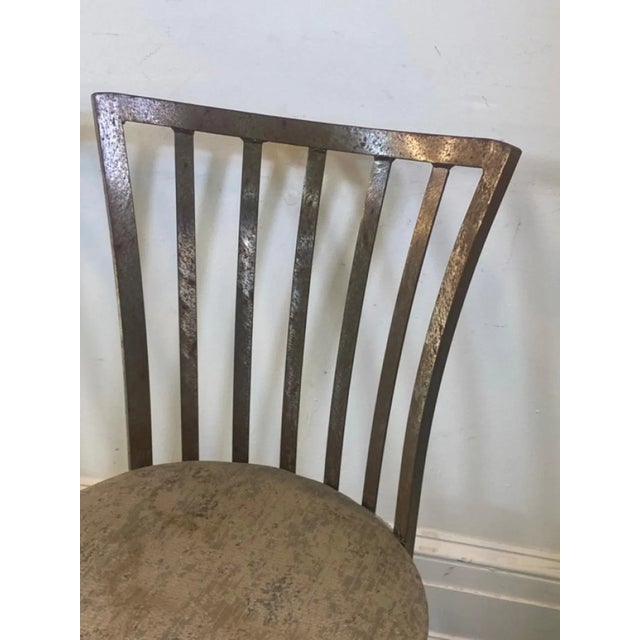 Shaver Howard 1960s Shaver Howard Moder Slatted Brushed Steel Chairs - A Pair For Sale - Image 4 of 7