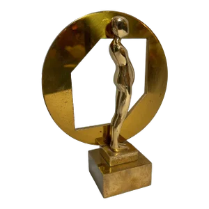 Ernest Trova (American.1927-2009) Cut Circle Figure