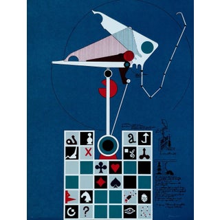 Monument Wallet - Original Lithograph by Mario Persico . 1970 ca. 1970 For Sale