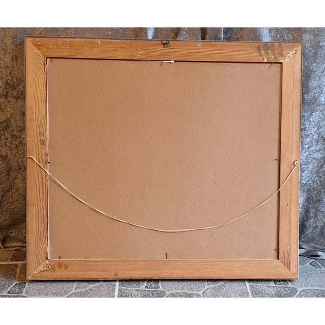 1960s W. Niggemeyer, Sailing Boats in the Harbor, 1963, Oil Painting, Framed For Sale - Image 5 of 5