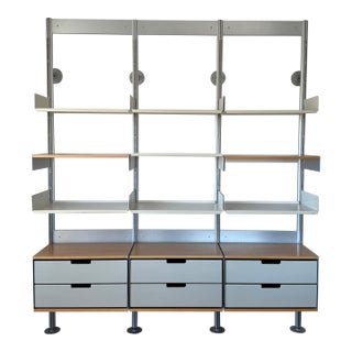 1960s Vitsoe 606 Universal Shelving Unit For Sale