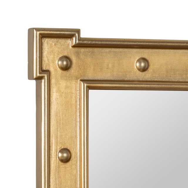 Glass Erin Gates Rivet Wall Mirror For Sale - Image 7 of 8