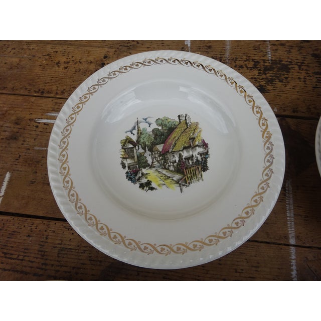 Soup Plates in Lunéville Earthenware by Keller & Guerin, 1890s, Set of 11 For Sale - Image 16 of 18