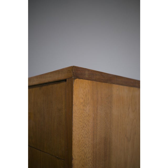 French Modernist Architectural Cabinet in Walnut, 1930s For Sale - Image 10 of 18