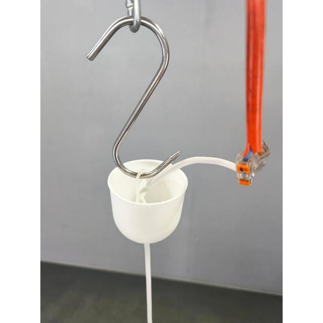 Space Age String Pendant Lamp in Plastic, Czechoslovakia, 1970s For Sale - Image 9 of 12