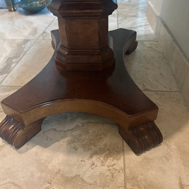 Wood 1990s Century Furniture Solid Wood Game/Card Table For Sale - Image 7 of 9