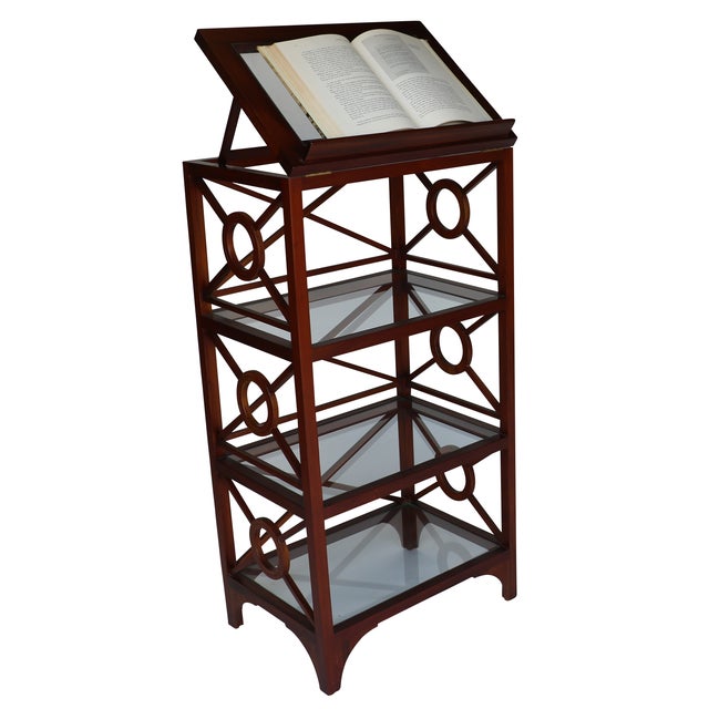 Vintage Library Stand Chairish