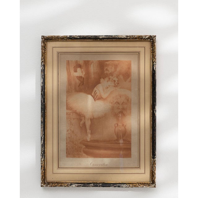 1900 - 1909 France Sienna Wood Painting For Sale - Image 10 of 15