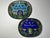 Pair of Antique Cloisonne "Priests of Pallas" Souvenir Trays for your consideration. Each tray measures approx. 5 1/2...