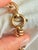 Vintage 1970s Napier Gold Tone Brushed Station Chain Necklace For Sale - Image 11 of 12