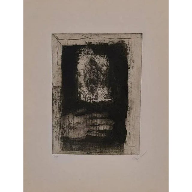 Modern Antoni Clave, Hand, 20th Century, Etching For Sale - Image 3 of 3