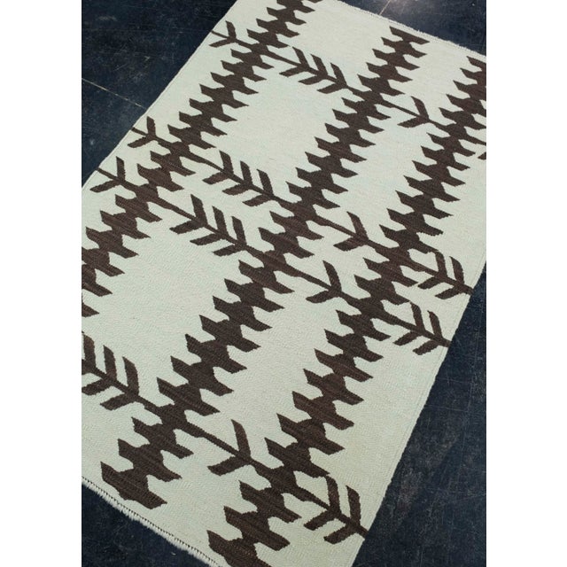 Turkish Turkish Kilim Oriental Handmade Flatweave 3' x 4'6" #18160 For Sale - Image 3 of 8