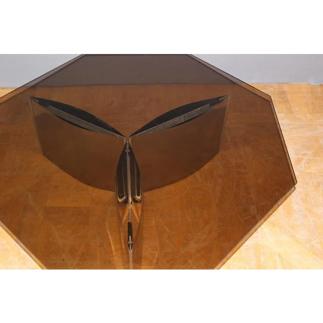 Rosace Coffee Table by Kim Moltzer and Jean Paul Barray, 1960s For Sale - Image 4 of 10