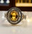 Bochic “Orient” Vintage Yellow Sapphire & Cognac Diamond Ring Set In 18K Gold & Silver Natural Yellow Sapphire - 2 carat...