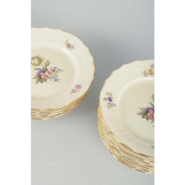 Frijsenborg Plates in Porcelain from Royal Copenhagen, Set of 12 For Sale - Image 3 of 5