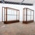 1 to 2 Antique Oak Museum Display Cases - Early 20th Century Cabinet with two lockable side doors. Interior shelves....