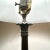 1980s Vintage Corinthian Column Table Lamp With Silk Shade For Sale - Image 5 of 7