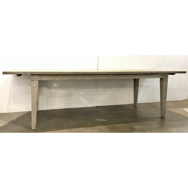 Rustic Modern Gray Wood Rectangular Dining Table Chairish