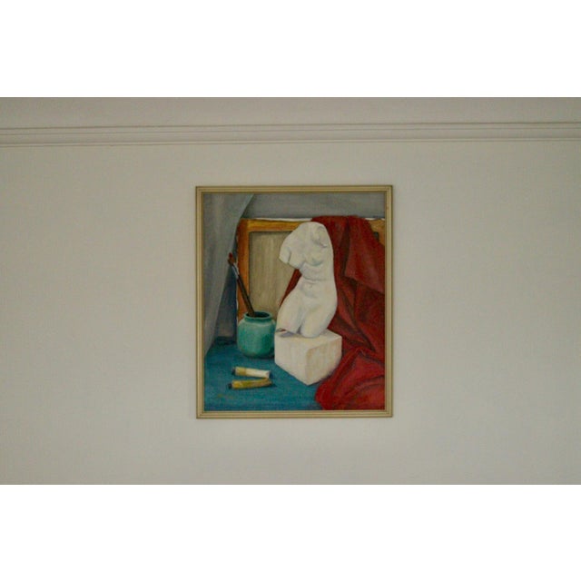 Bernier, Sculpture, 1955, Oil on Canvas, Framed For Sale - Image 11 of 13