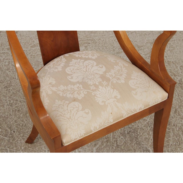 Set of 6 Baker Cherry Regency Style Dining Chairs For Sale - Image 10 of 18