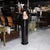 Nice Mid-Century Modern carved marble "Three Graces" sculpture on revolving pedestal.