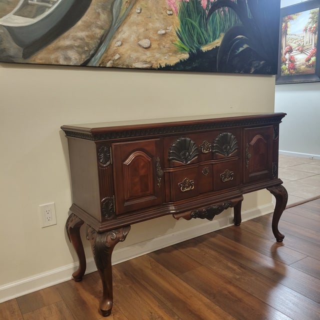 1970s French Provincial Sideboard Buffet For Sale - Image 16 of 16