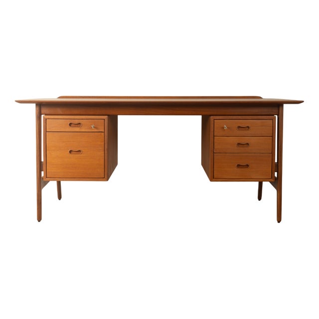 Danish Desk by Arne Vodder for GV Møbler, 1960s For Sale