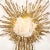 This spectacular Modernist 24 Karat Gold & Exploded Bronze Starburst Sconce W/Quartz Crystal by Claude Boeltz originates...