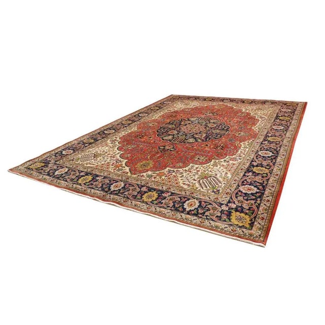 Tabriz Rug in New Wool For Sale - Image 11 of 11