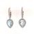 Natural Finely Faceted Quality Aquamarine Diamond Earrings 14k Gold 3.61 TCW Certified $5,950 118916 Please look at the...