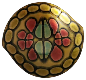 Italian Enameled Copper Bowl in the style of Paolo de Poli, 1950