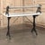 19th Century French Cast Iron Patisserie Display Table With Carrara Marble Tops For Sale - Image 11 of 18