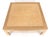 Harrison Van Horn Grasscloth 42" Square Mid Century Modern Coffee Table MINT For Sale - Image 4 of 10