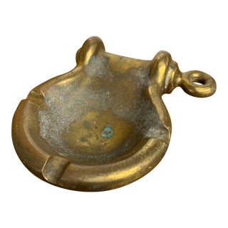 Vintage Brass Ship Shackle Ashtray/Catchall For Sale