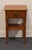 American Ethan Allen Heirloom Nutmeg Maple Colonial Early American 16" Tiered Nightstand 674 For Sale - Image 3 of 12