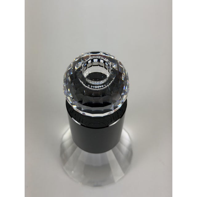 Glass Ren Candleholder by Kazumas Nagai for Swarovski, 1998 For Sale - Image 7 of 12