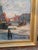 1920s 19th Century Oil Painting, "Fishermen at Sunset" For Sale - Image 5 of 9
