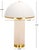 2020s Izabel Alabaster Table Lamp in Gold/White For Sale - Image 5 of 5